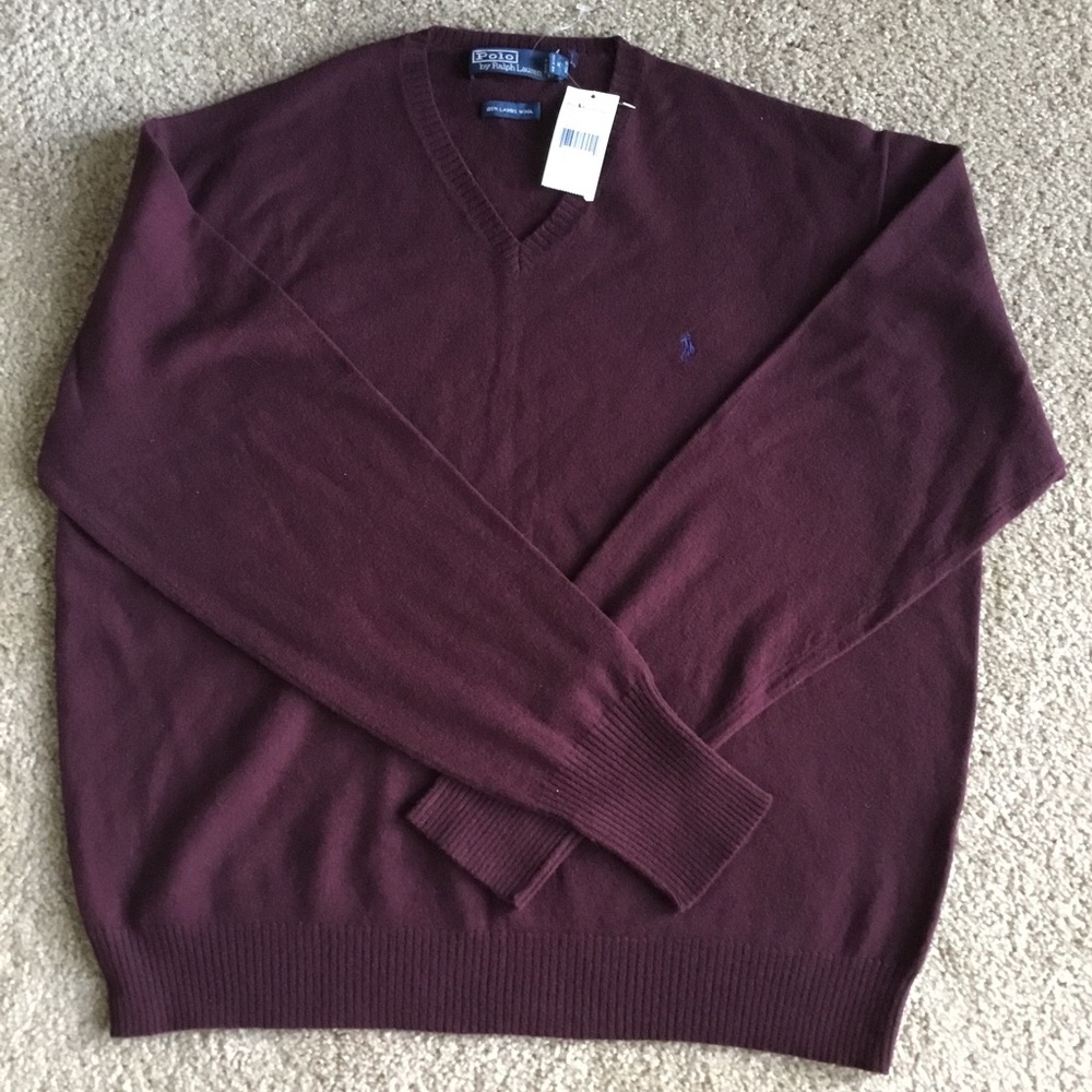Brand New With Tags Mens Wool Sweater